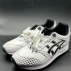 Asics Tiger gel saga black/white polka-dot 8.5